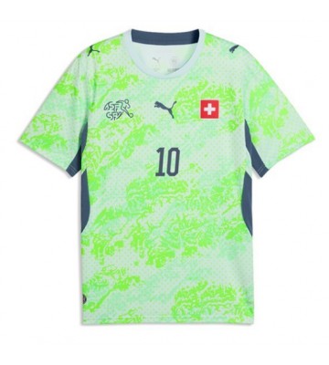 Schweiz Granit Xhaka #10 Udebanetrøje VM 2026 Kortærmet